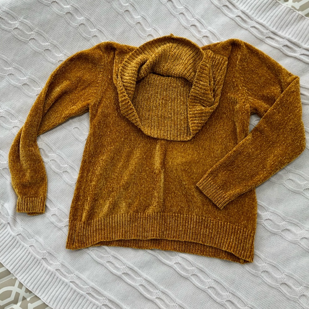 Mustard Chenille Oversized Sweater